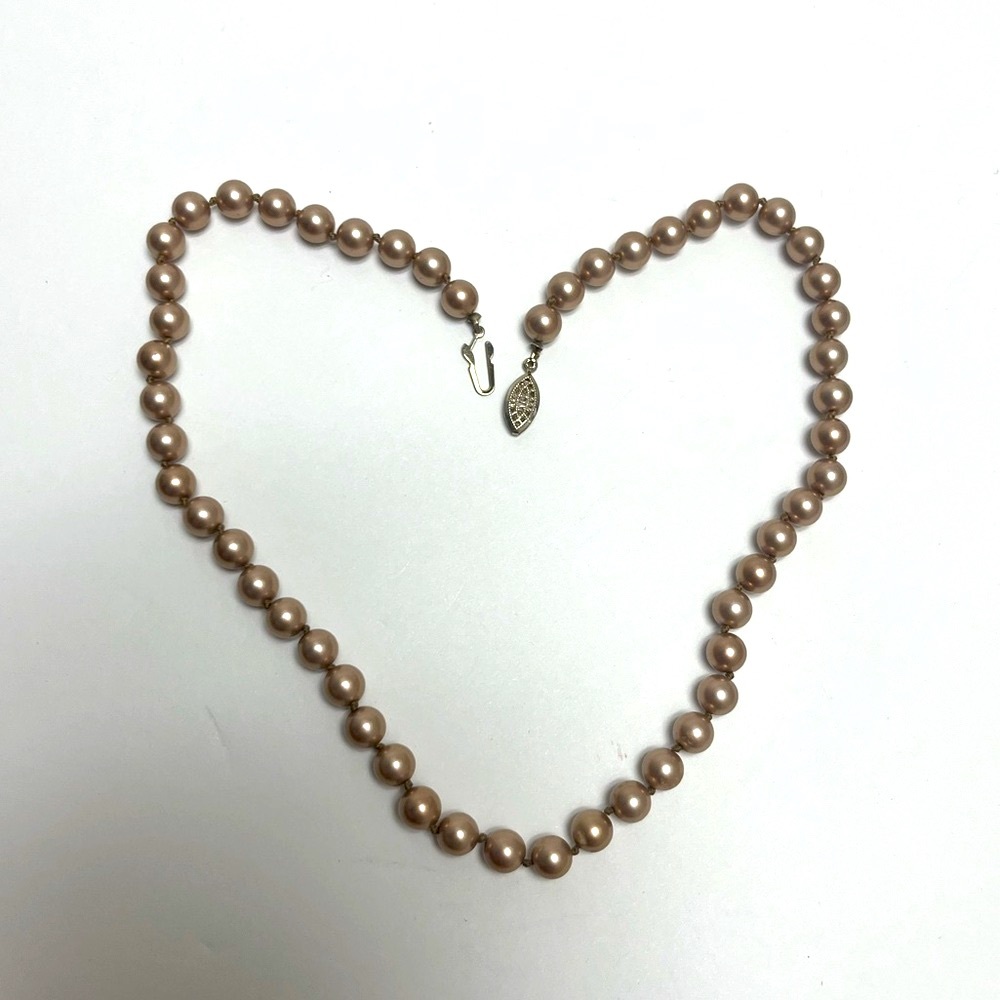 Copper Color ⚜️🤎⚜️ Freshwater Pearl Necklace great condition